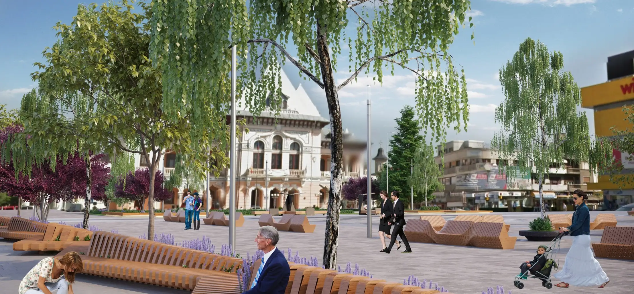Rehabilitation of the Multifunctional Pedestrian Urban Area Dacia Square